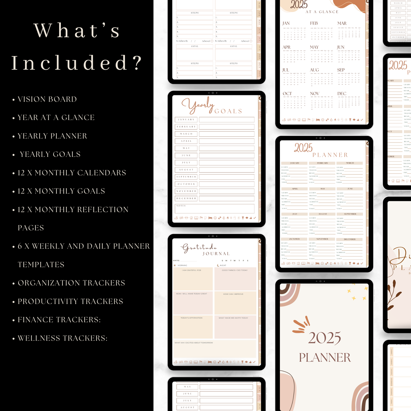 2025 Digital Planner - Beige